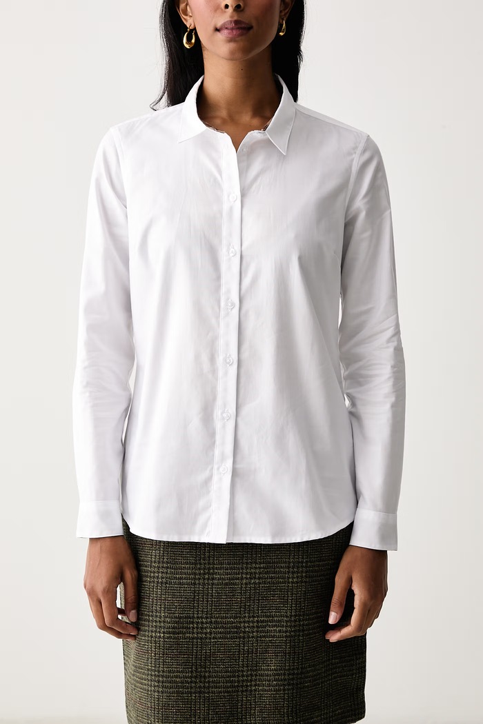 Koszula damska bawełniana Derwent Barbour LSH1409 biały