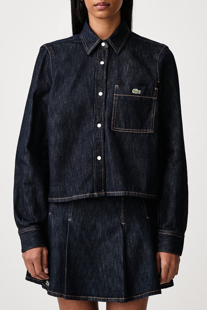 Koszula jeansowa damska Lacoste granatowy CF8406