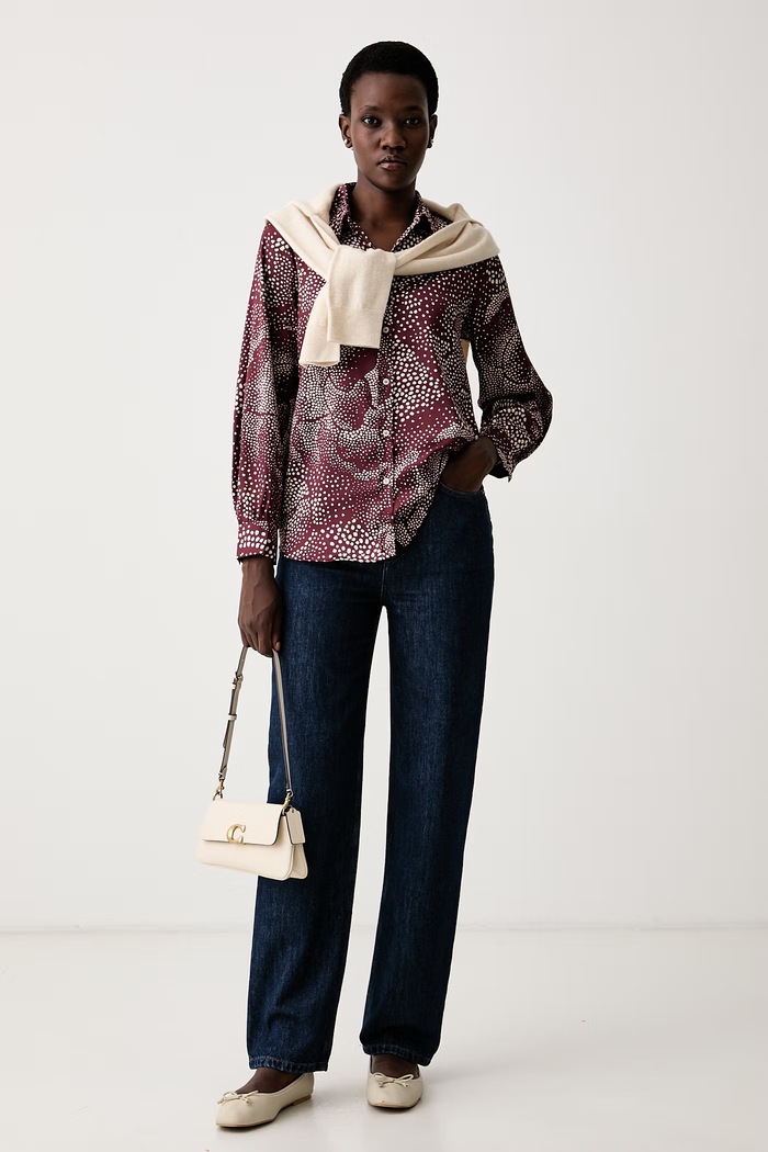 Marella košulja za žene Emme by Marella 2625116161200 bordo AW26