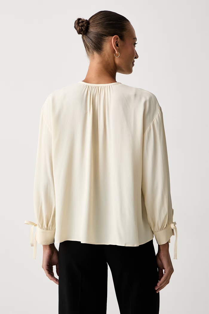 Odjeća Marella bluza za žene s dodatkom svile Emme by Marella 2625116131200 bež