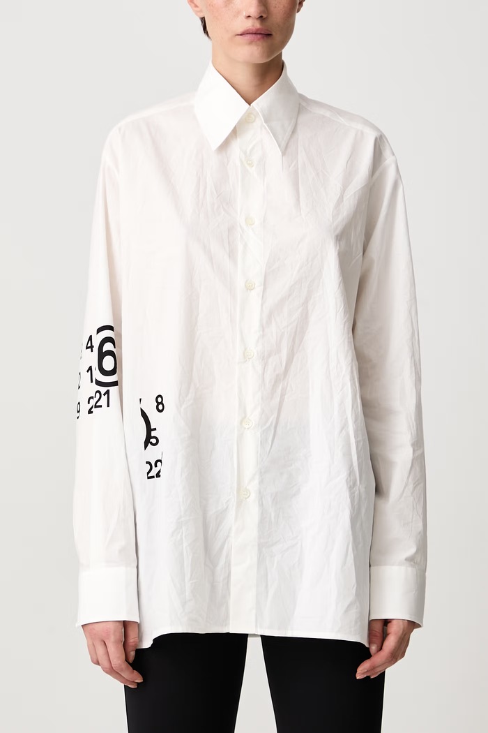 MM6 Maison Margiela Koszula damska bawełniana S62DT0048.S76783