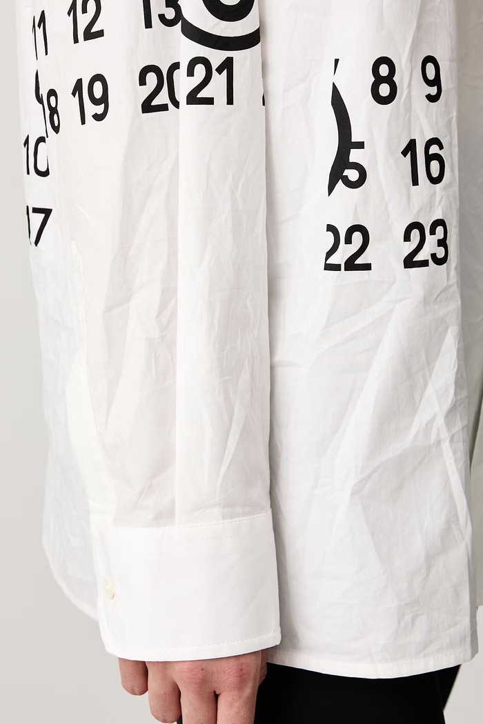 MM6 Maison Margiela Koszula damska bawełniana S62DT0048.S76783