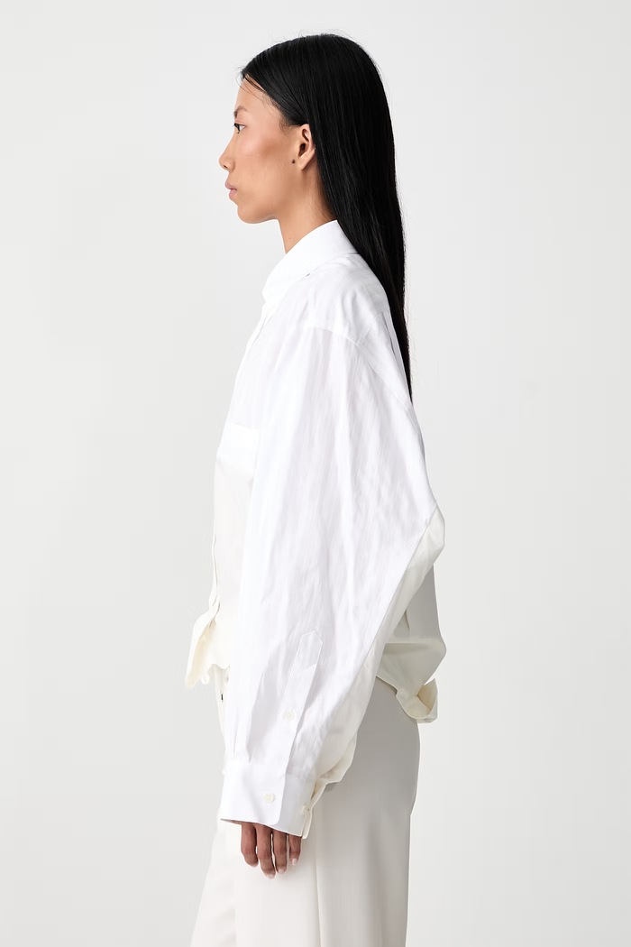 MM6 Maison Margiela koszula damska bawełniana biały S52DT0058.MTN128