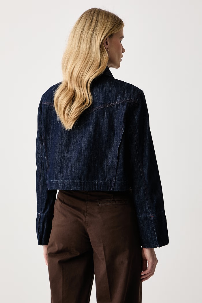 Oblačila BOSS Orange Srajca ženska denim C_SHIRT 50569141 mornarsko modra