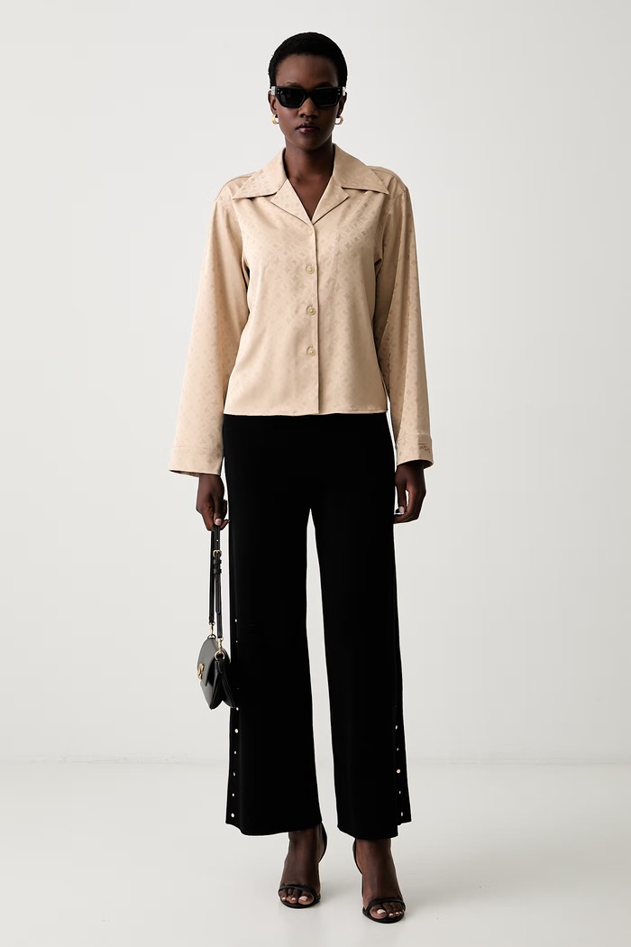 Scotch & Soda koszula damska U9B01518T beżowy AW26