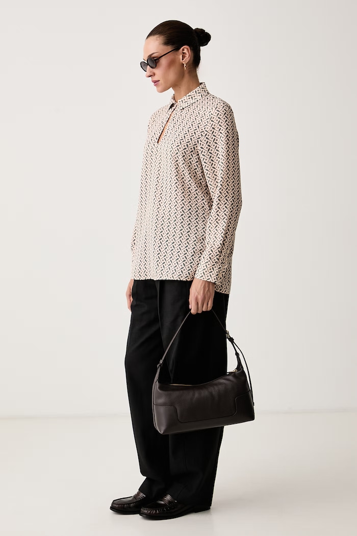 Lacoste Bluzka koszulowa damska CF8461 różowy AW26