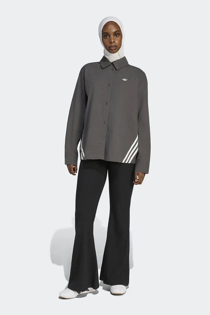 Одяг adidas Originals Сорочка жіноча бавовняна KR9110 сірий