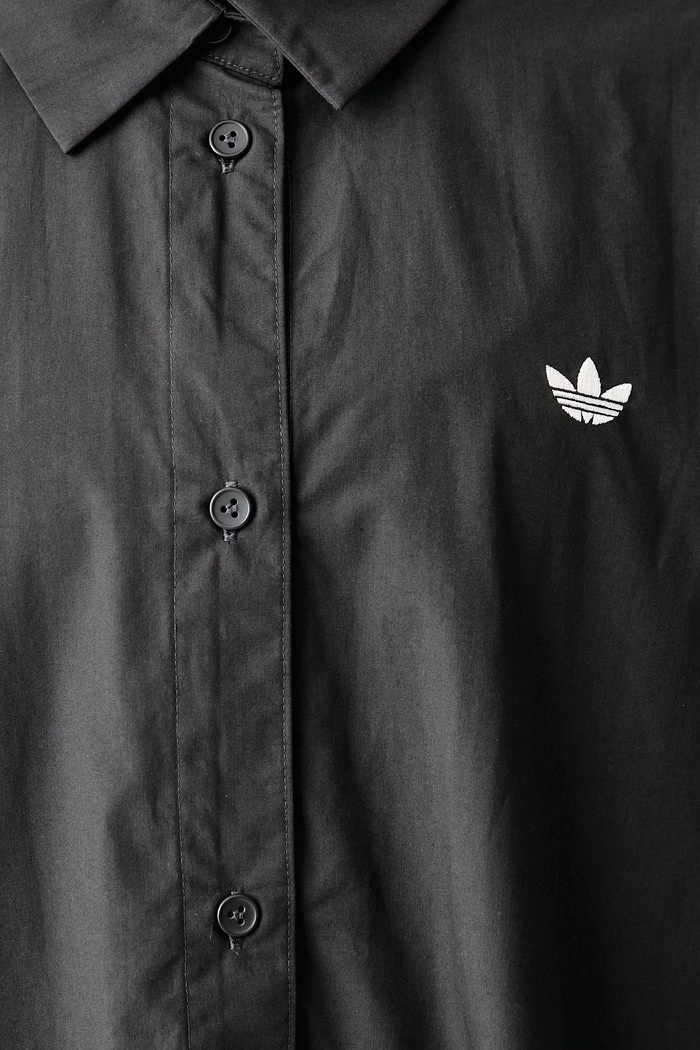 Koszula damska bawełniana adidas Originals szary KR9110