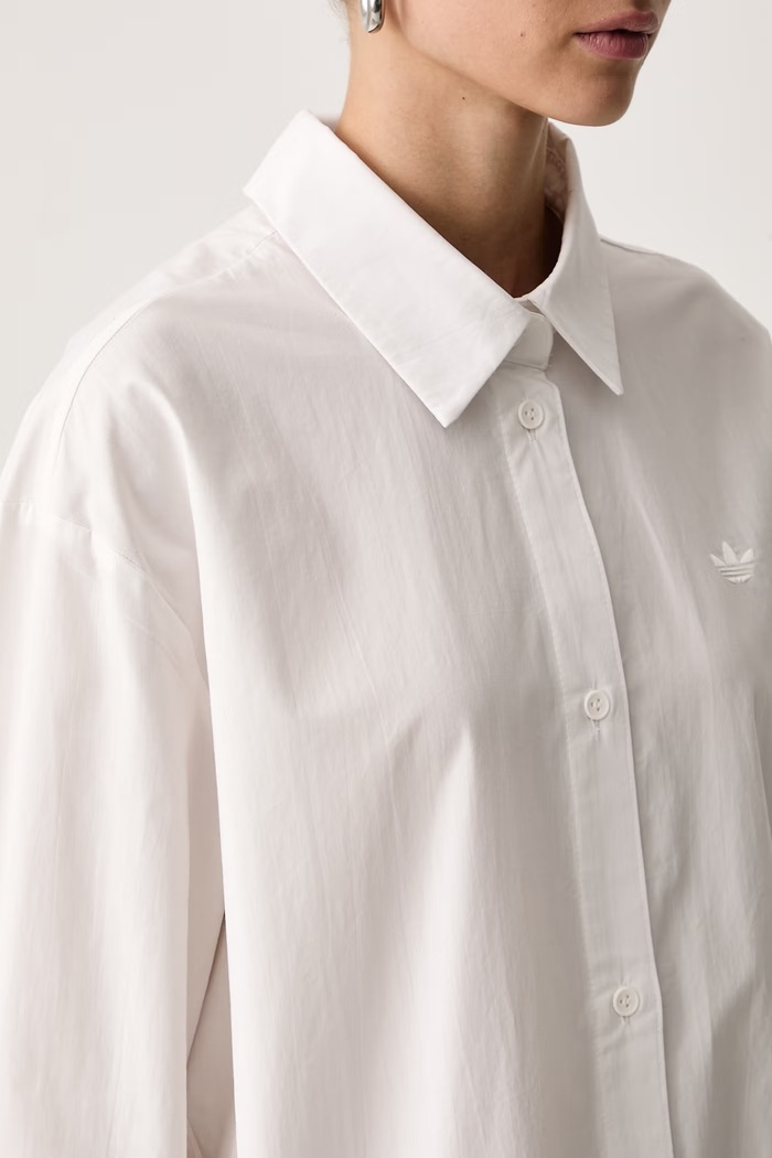 Koszula damska bawełniana adidas Originals KR7079 biały