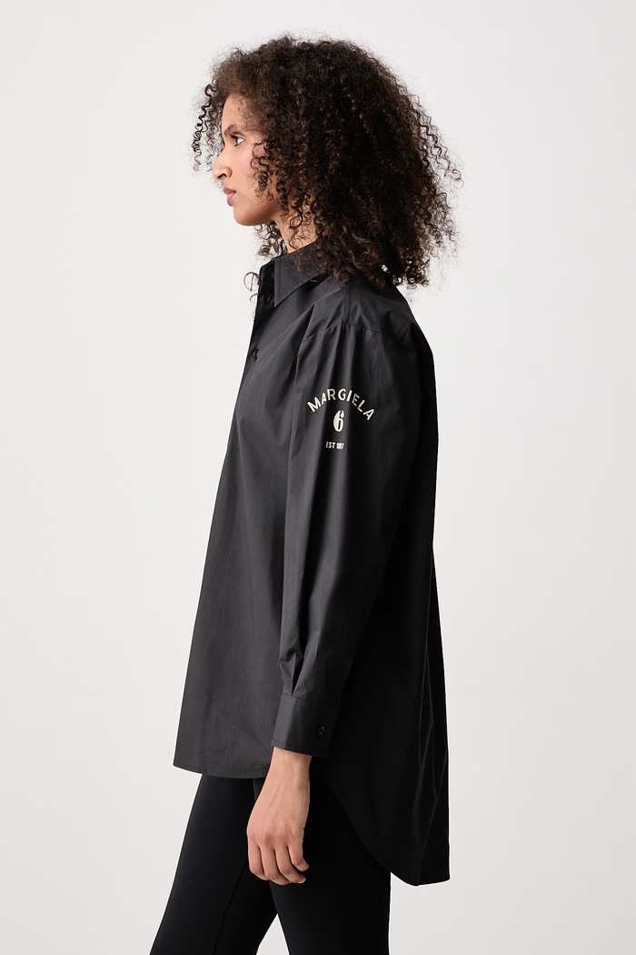 Koszula damska bawełniana MM6 Maison Margiela S52DT0072.M35256 czarny