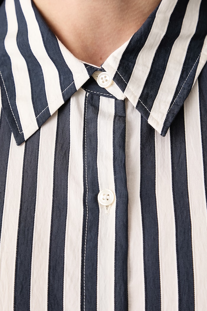 Πουκάμισο γυναικείο με βισκόζη Tommy Hilfiger σκούρο μπλε WW0WW52927