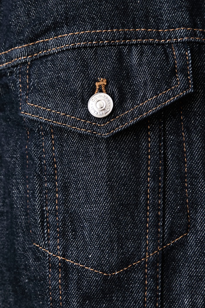 Košile dámská džínová Calvin Klein Jeans námořnická modř LV047H777G