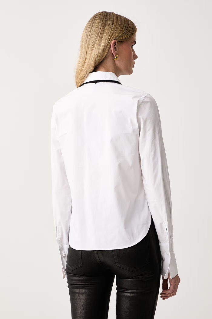 Дрехи Armani Exchange Риза дамска от памук XW002951.AF25762 бял