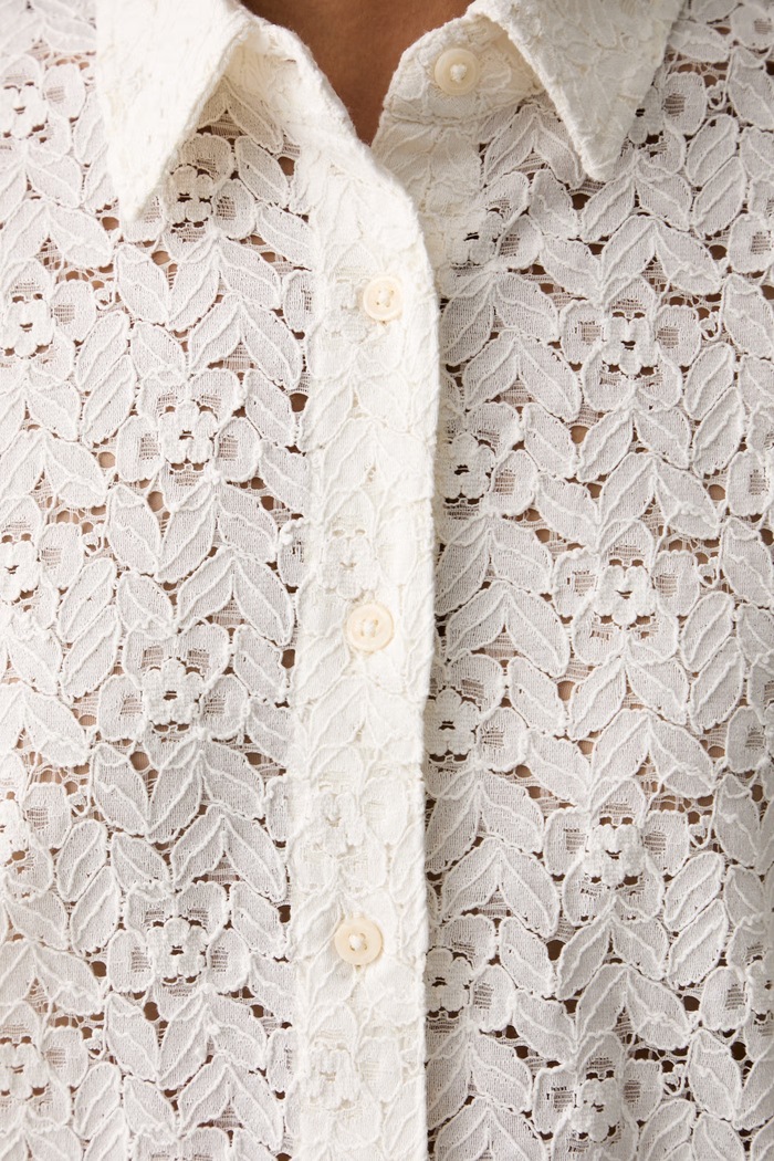 Levi's košulja za žene s otvorima HARLIE SS LACE 007XJ bež