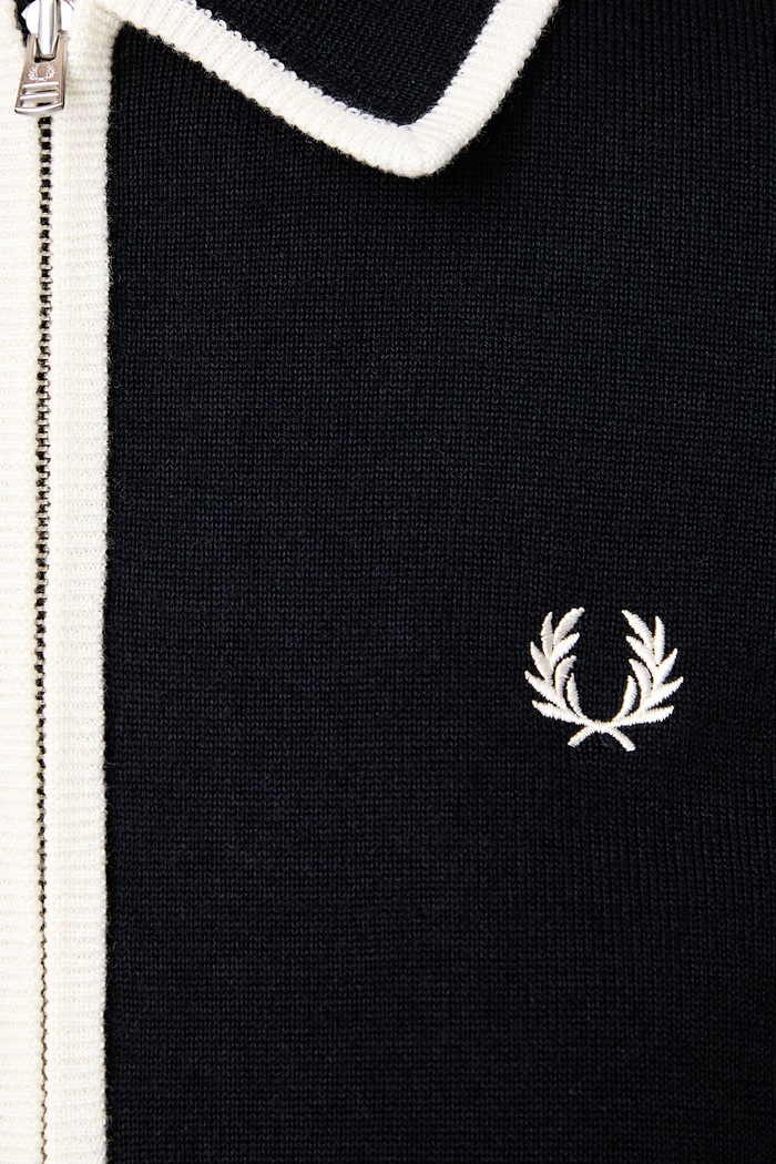 Fred Perry Sweter rozpinany damski z wełną K3122.608