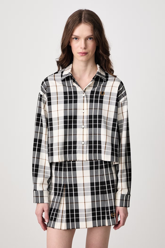 Fred Perry Koszula damska z wiskozą beżowy G3170.560