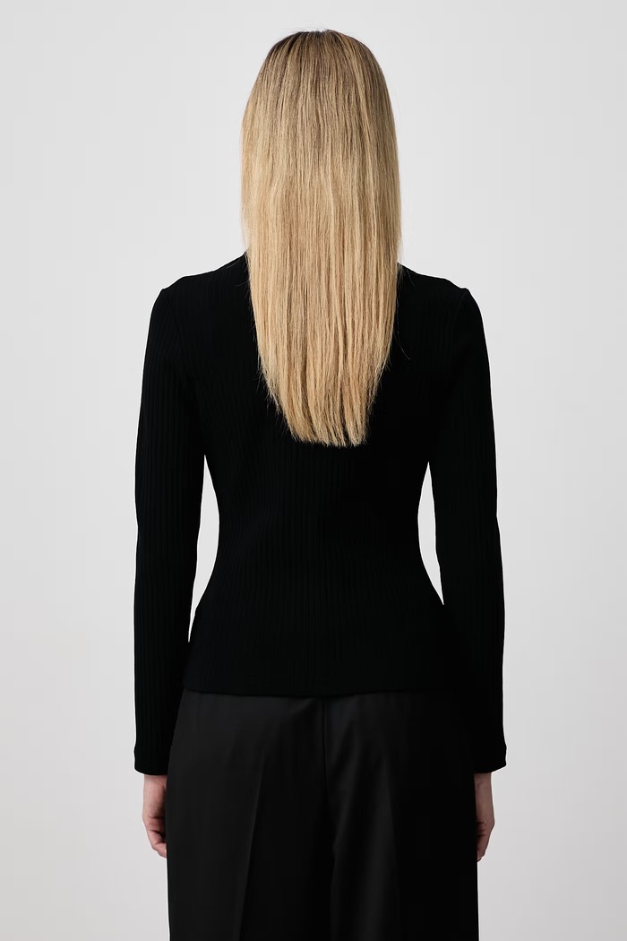 Odzież Fred Perry Koszula damska z bawełną G3163.102 czarny