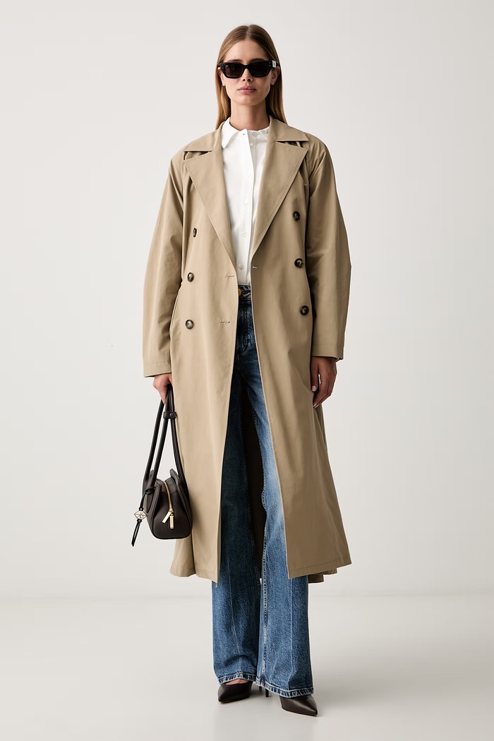 MM by Max Mara koszula damska bawełniana MMLBALENIO 2626956027600 beżowy AW26