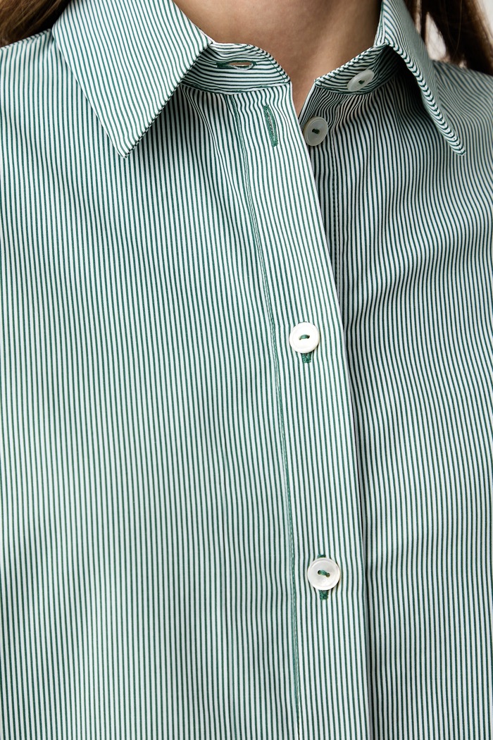 Srajca ženska bombažna MMLDANZA MM by Max Mara zelena 2626116067600