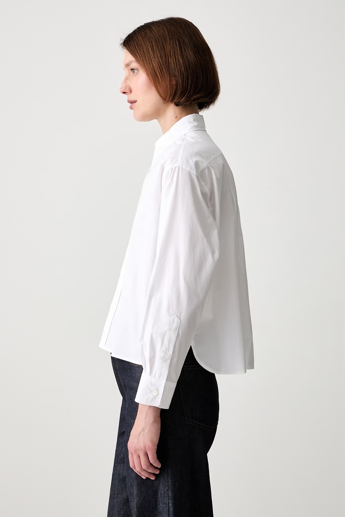 Kenzo koszula bawełniana damska FG62CH2959LF biały AW26