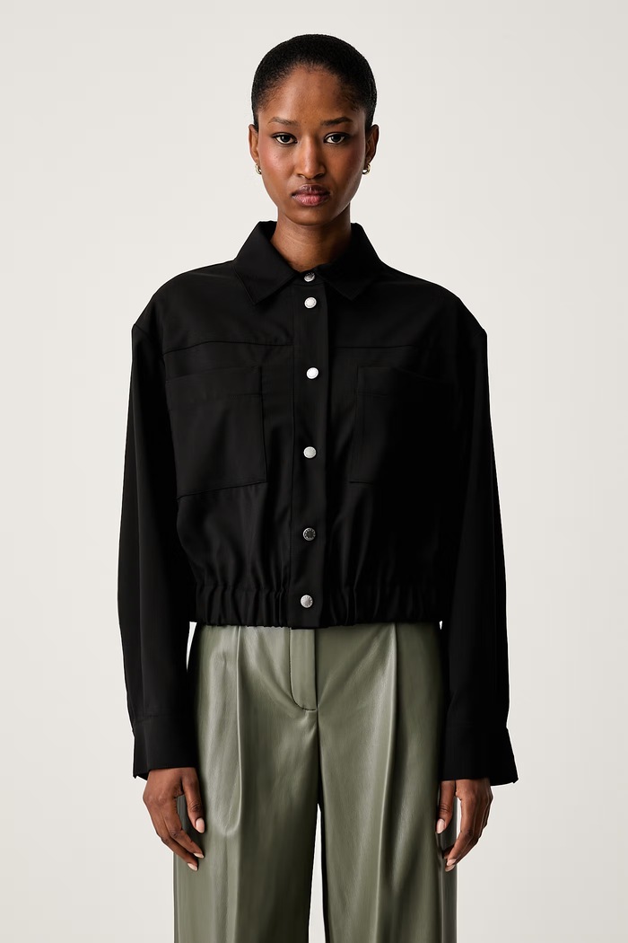 Weekend Max Mara bunda dámská vlněná WKDDECANO černá 2625046041600