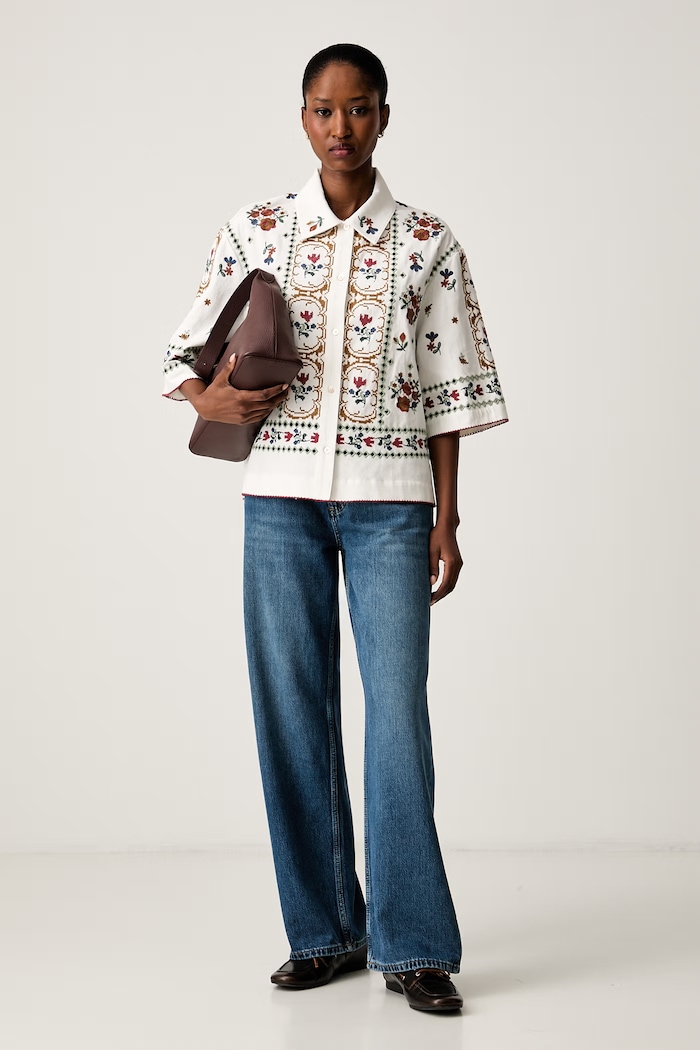Weekend Max Mara koszula damska bawełniana WKDFARSA 2625046011600 biały AW26