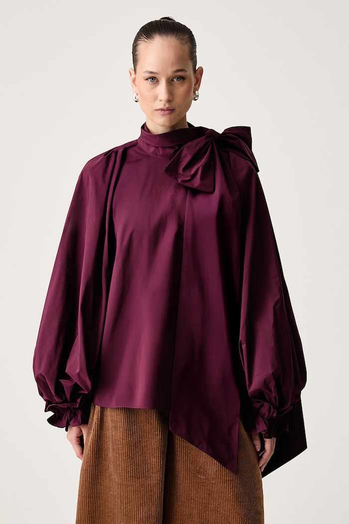 Essentiel Antwerp Bluzka damska Keily bordowy Keily.WN10