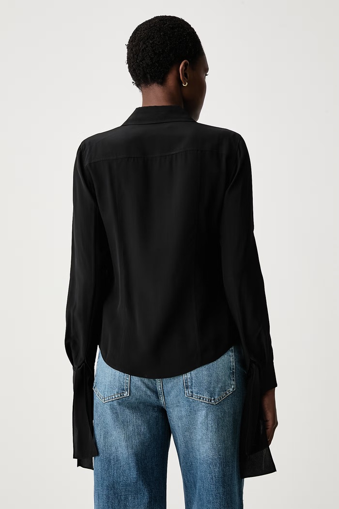 Oblečenie Zadig&Voltaire Košeľa dámska hodvábna TURMA WWSH02352 čierna