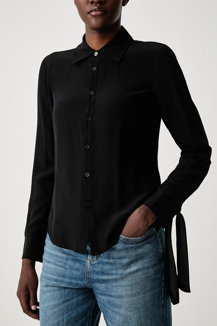 Košeľa dámska hodvábna TURMA Zadig&Voltaire WWSH02352 čierna