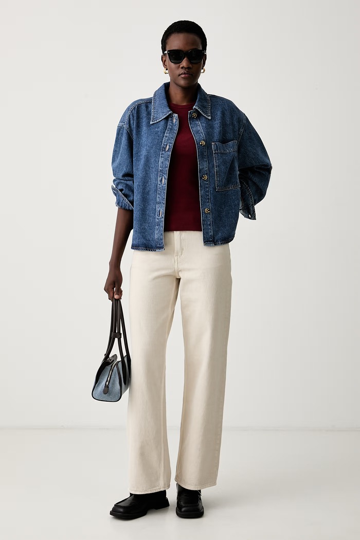 Marc O'Polo koszula damska jeansowa 5000014794 niebieski AW26