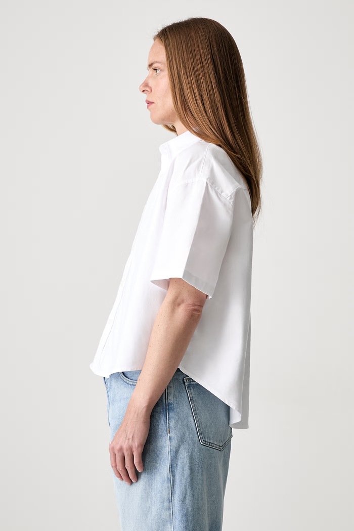 Carhartt WIP W S/S Kaia koszula bawełniana damska I036795 biały AW26