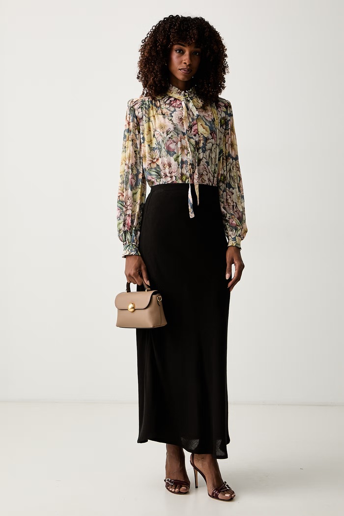 Twinset košeľa dámska s viskózou 262TT2611 žltá AW26