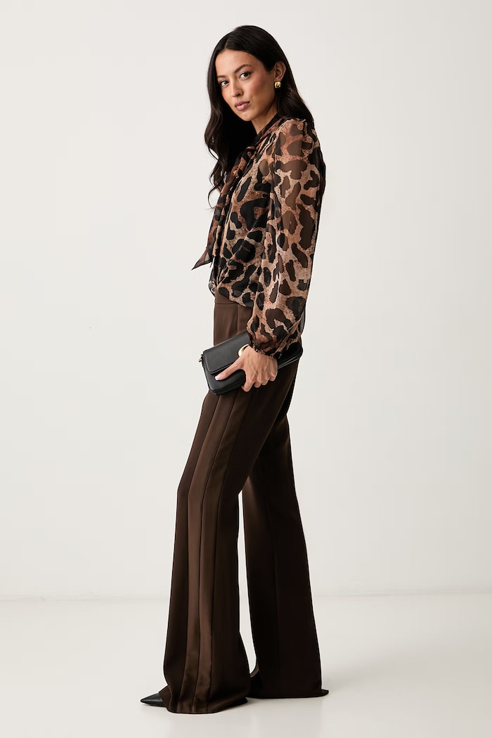 Twinset риза дамска 262AP2210 кафяв AW26