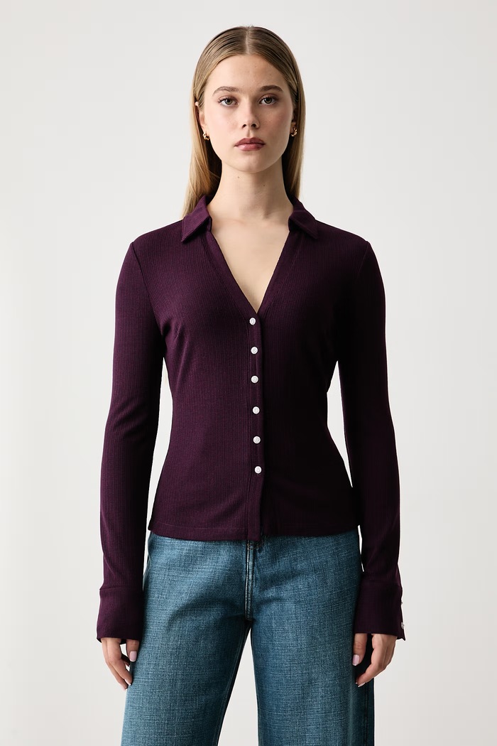 Guess Kardigan damski BRIDGETTE fioletowy W6BP31.K6394