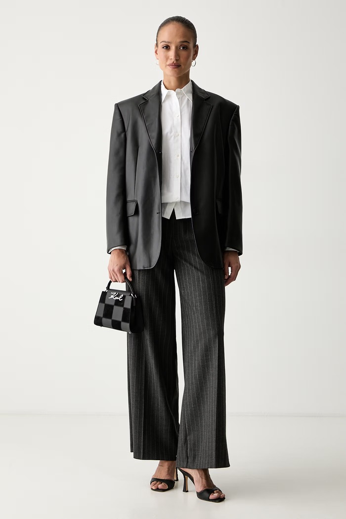 Karl Lagerfeld košeľa dámska bavlnená B2W11052 biela AW26