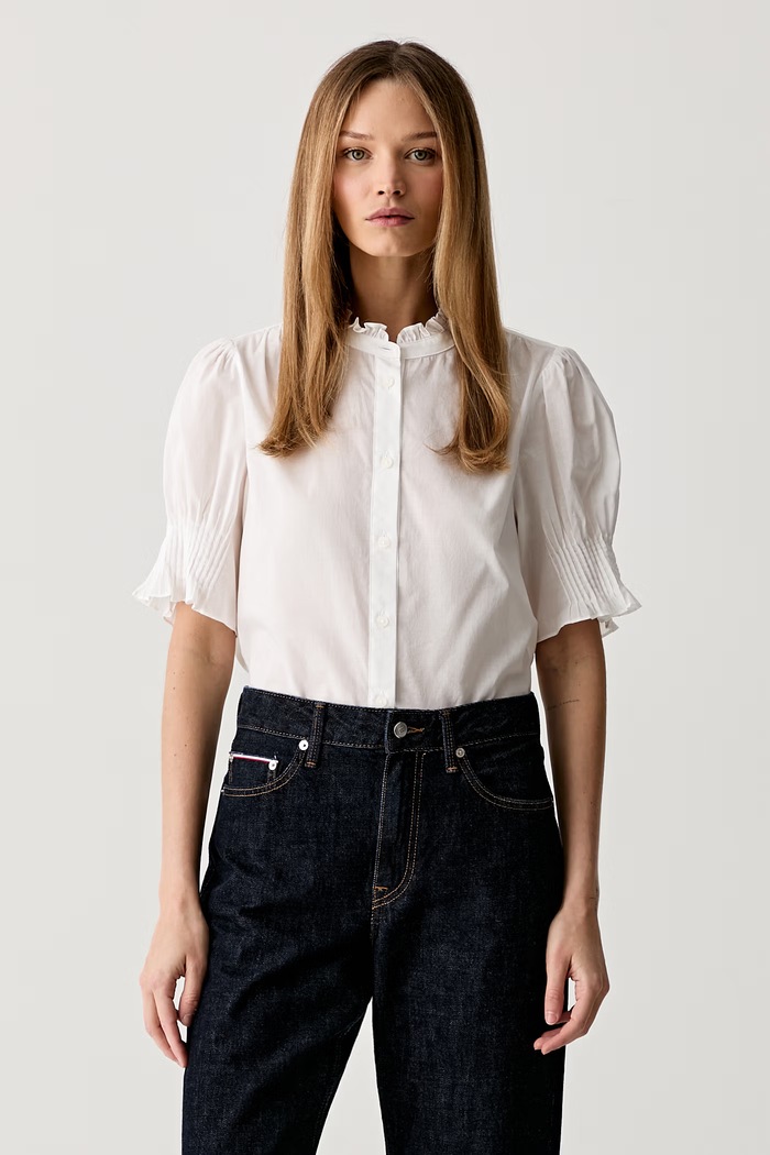 rag & bone koszula damska bawełniana Dakota biały RAG026PSMSW