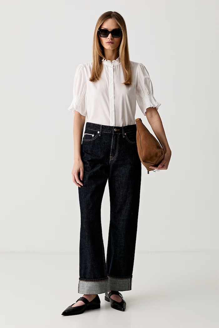 rag & bone koszula damska bawełniana Dakota RAG026PSMSW biały AW26