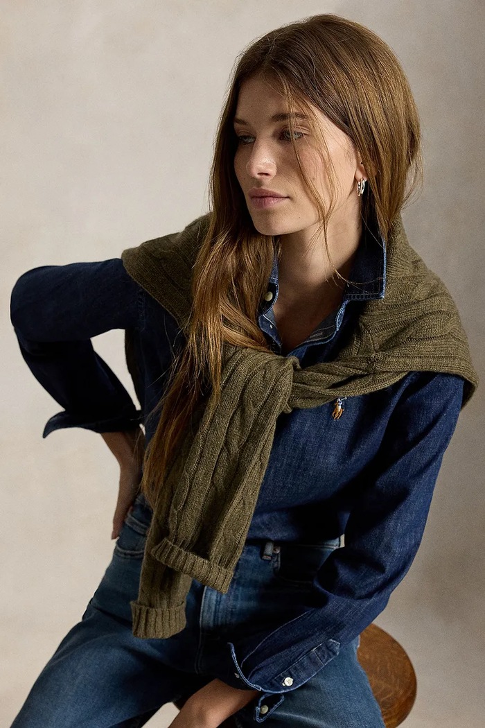 Polo Ralph Lauren koszula damska jeansowa 211B17137