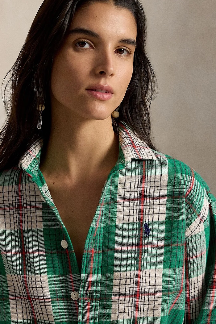 Polo Ralph Lauren koszula damska bawełniana zielony 211971515