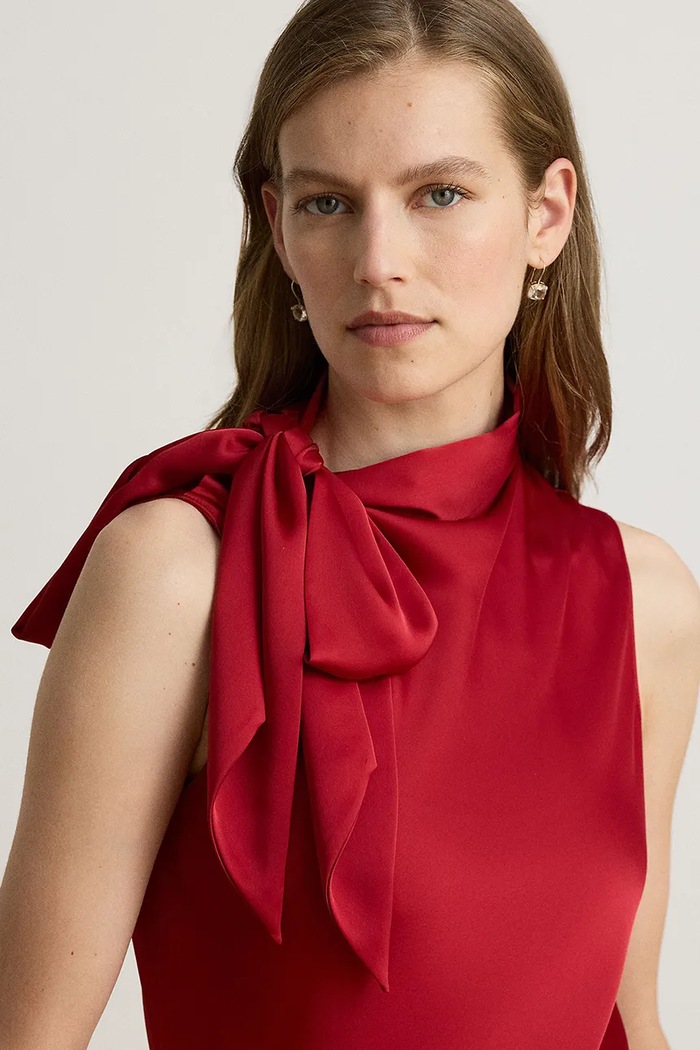 Bluzka damska Lauren Ralph Lauren 200B20889 czerwony