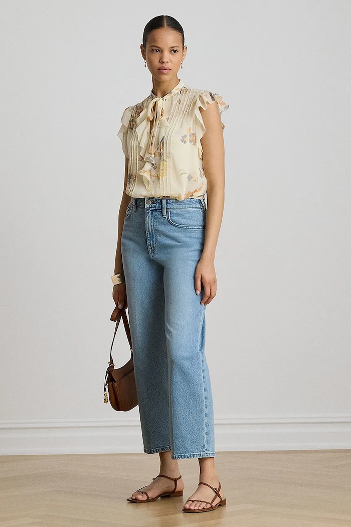Одежда Lauren Ralph Lauren блузка для женщин 200P13955 бежевый