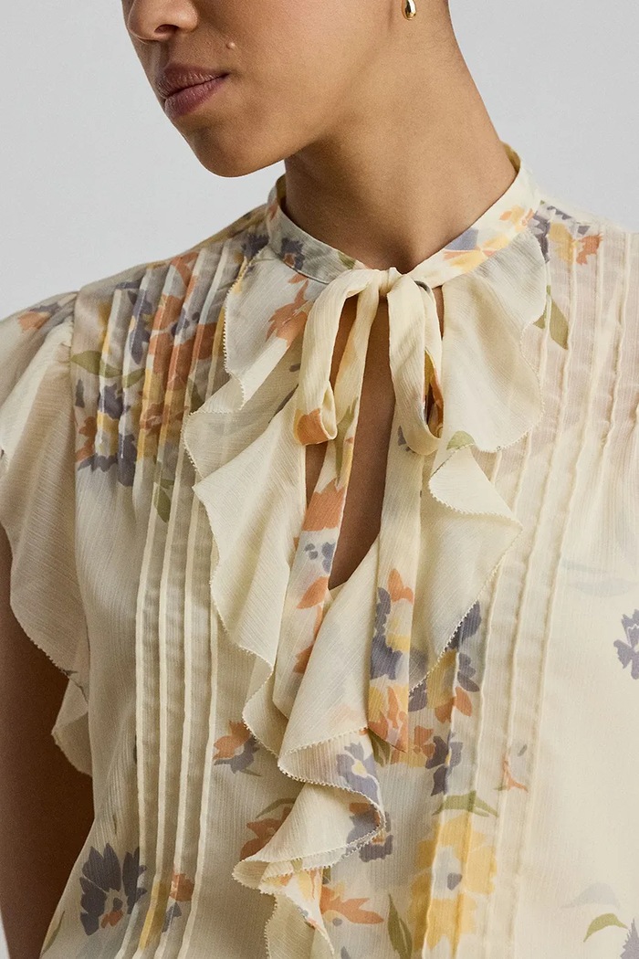 Lauren Ralph Lauren блузка для женщин бежевый 200P13955