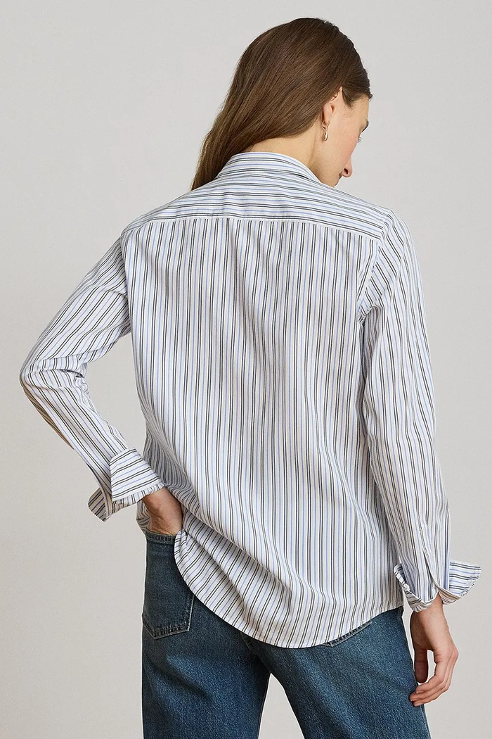 Lauren Ralph Lauren рубашка для женщин из хлопка 200P13836 голубой AW26