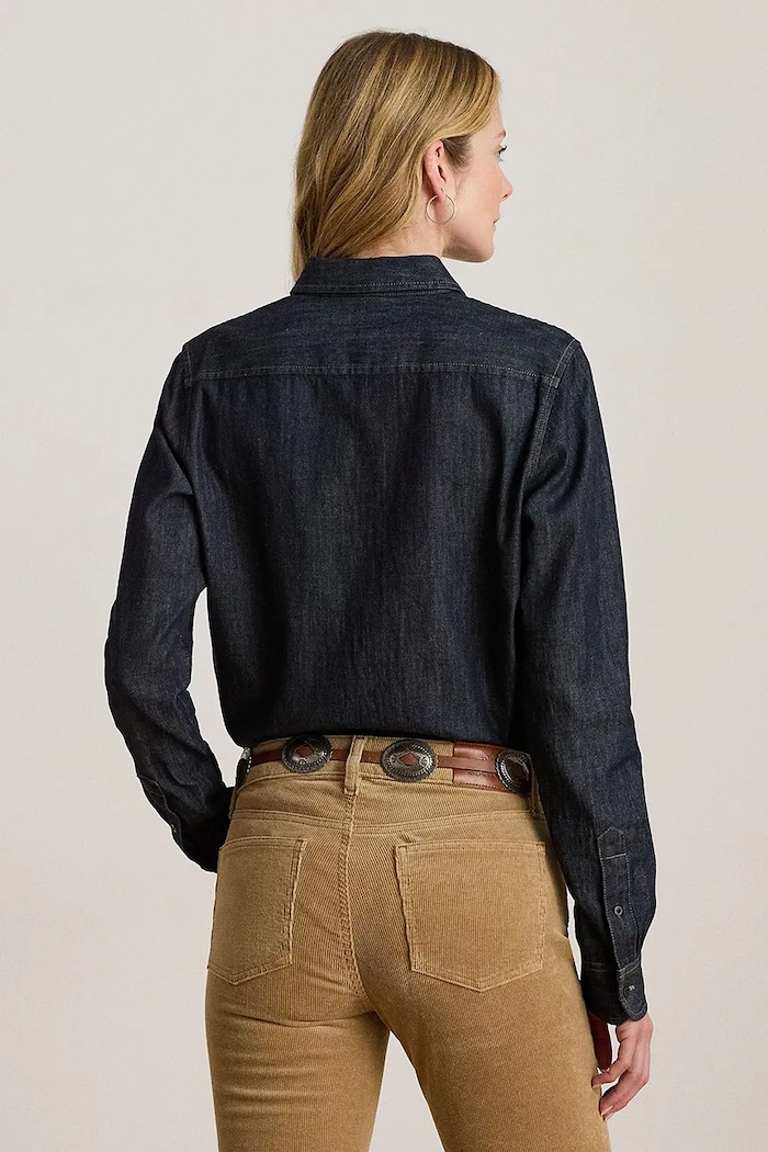 Lauren Ralph Lauren koszula damska jeansowa 200B20825 czarny AW26