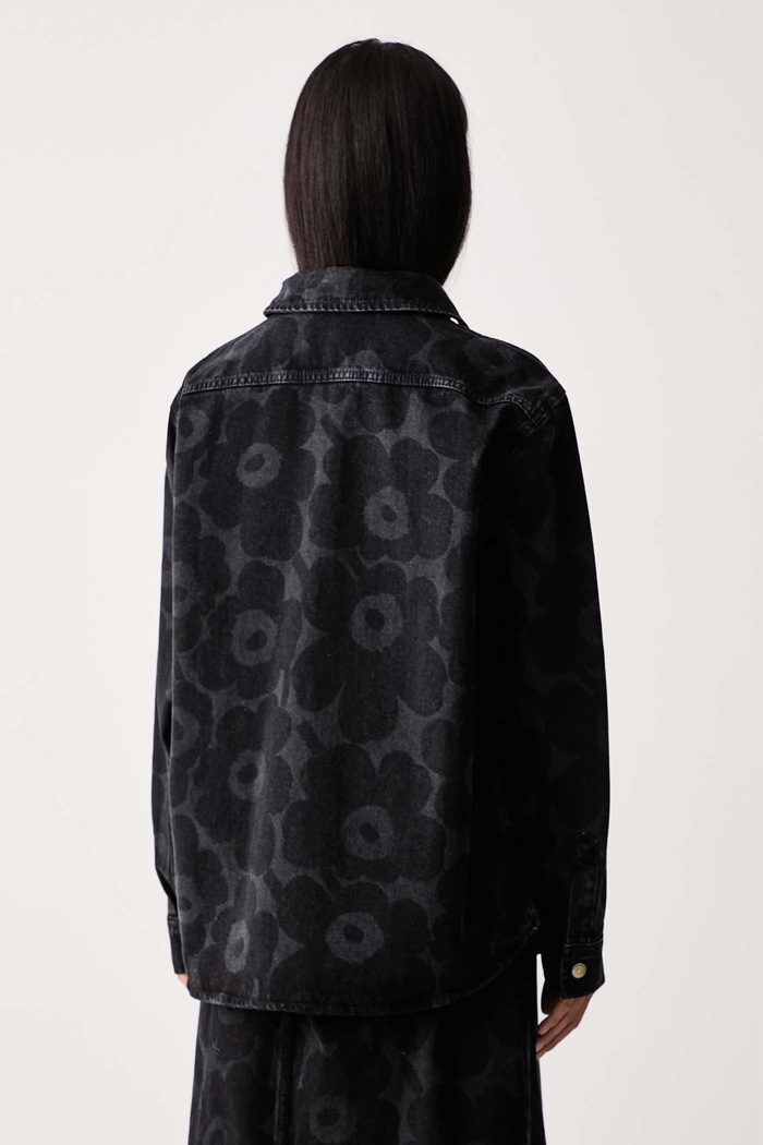 Odjeća Marimekko Košulja za žene traper 096027 crna