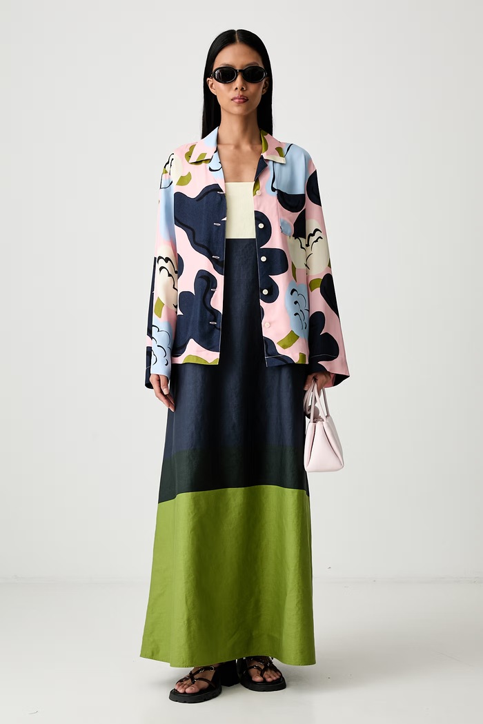 Marimekko košulja za žene od viskoze 095977 šarena AW26