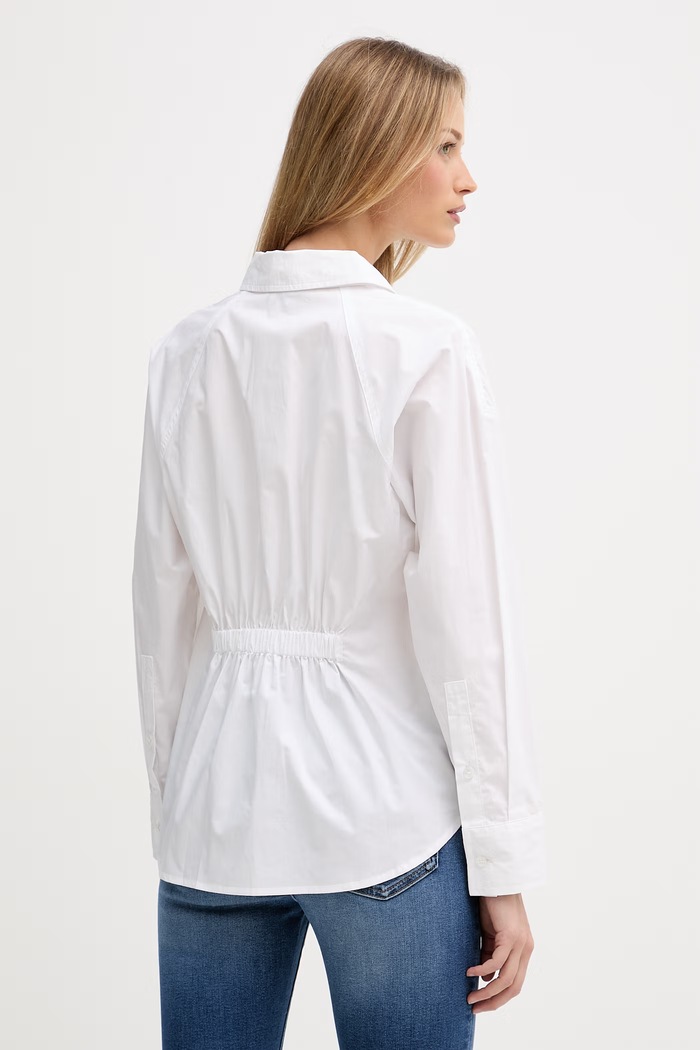 Odzież DKNY koszula damska bawełniana DJ6W2243 biały