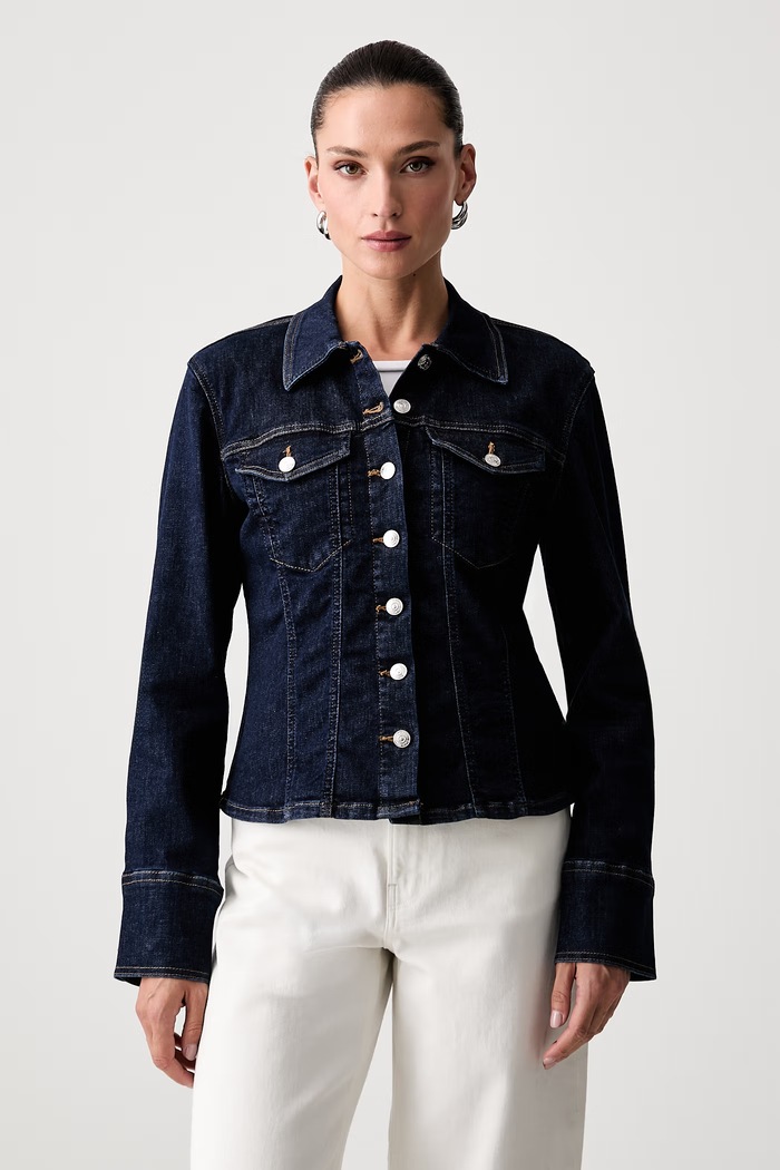 Calvin Klein Jeans košulja za žene traper mornarsko plava LV047G749G