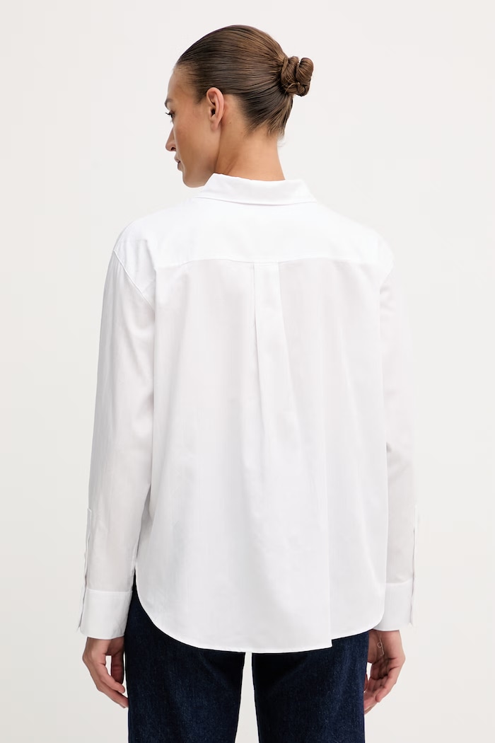 Oblečenie Calvin Klein Jeans košeľa dámska bavlnená LV047G126G biela