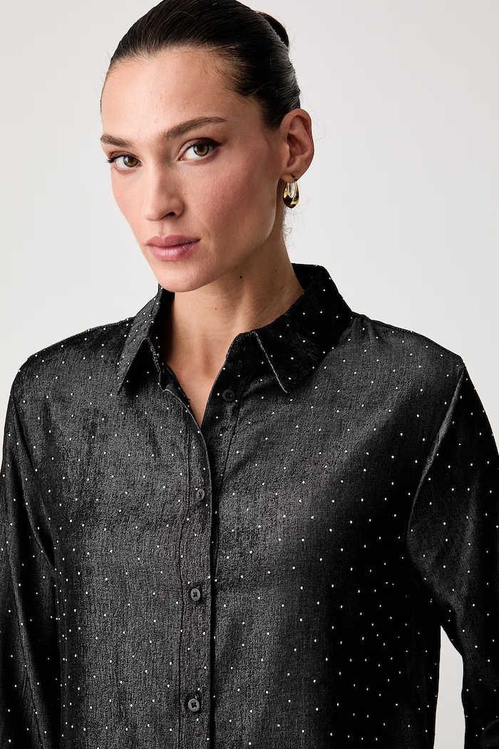 Guess рубашка для женщин LUCIA чёрный W6YH26.W2948